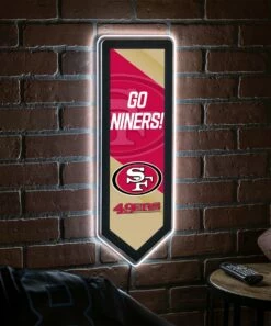 Top 10 🌟 Evergreen San Francisco 49ers 'Go Niners' LED Pennant Wall Décor ⌛ -Outlet Evergreen Shop zu108811650 alt 1 tm1662730548