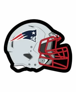 Flash Sale 👏 Evergreen New England Patriots Helmet LED Wall Décor 🔔
