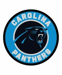 New ⭐ Evergreen Carolina Panthers Round LED Wall Décor 🔥