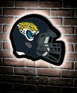 Hot Sale 🔥 Evergreen Jacksonville Jaguars Helmet LED Wall Décor 😍 -Outlet Evergreen Shop zu108811679 alt 2 tm1662749265