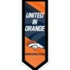 Cheapest 🔔 Evergreen Denver Broncos 'United' LED Pennant Wall Décor 🎉