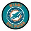 Budget ❤️ Evergreen Miami Dolphins Round LED Wall Décor 🛒