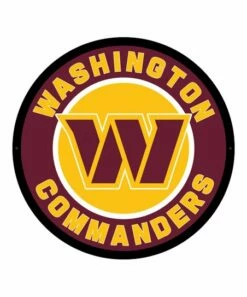 Buy 🥰 Evergreen Washington Commanders Round LED Wall Décor 🥰