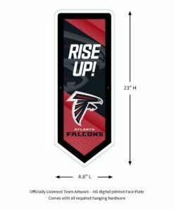 Budget 😉 Evergreen Atlanta Falcons 'Rise Up' LED Pennant Wall Décor 😉 -Outlet Evergreen Shop zu108811708 alt 1 tm1662730548