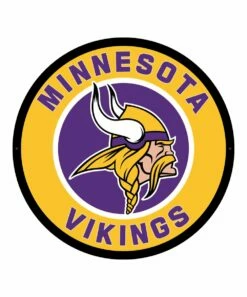Best Sale ✔️ Evergreen Minnesota Vikings Round LED Wall Décor 🤩