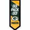 Outlet 😉 Evergreen Green Bay Packers 'Go' LED Pennant Wall Décor 🛒
