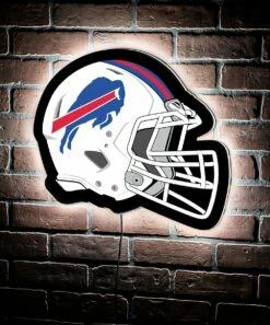 Deals ❤️ Evergreen Buffalo Bills Helmet LED Wall Décor 👏 -Outlet Evergreen Shop zu108815476 alt 2 tm1662749265
