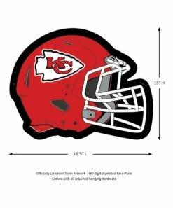 Best deal 👍 Evergreen Kansas City Chiefs Helmet LED Wall Décor 🤩 -Outlet Evergreen Shop zu108815486 alt 1 tm1662730548