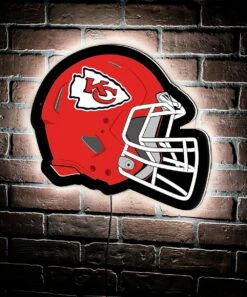 Best deal 👍 Evergreen Kansas City Chiefs Helmet LED Wall Décor 🤩 -Outlet Evergreen Shop zu108815486 alt 2 tm1662749265