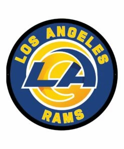 Outlet 😉 Evergreen Los Angeles Rams Round LED Wall Décor 🥰