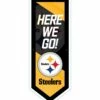 Buy 😀 Evergreen Pittsburgh Steelers 'Go' LED Pennant Wall Décor 🔔