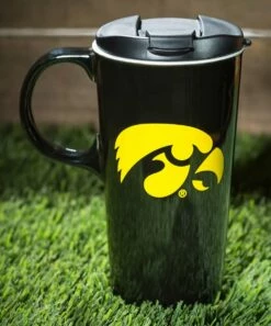 Cheap 👍 Evergreen University Of Iowa Black & Yellow Boxed Travel Mug ⌛ -Outlet Evergreen Shop zu108905577 alt 2 tm1667416318