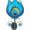 Discount 🤩 Evergreen Blue Tulip Glass Solar Garden Stake 👏