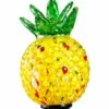 Buy ✨ Evergreen Yellow Pineapple Glass Solar Garden Stake 🥰