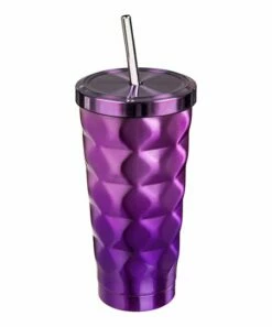 Outlet ✔️ Evergreen Purple Plum Textured Ombré 16-Oz. Travel Tumbler 🌟