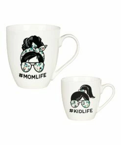 Buy 🎉 Evergreen White & Blue Heart Mommy & Me Mug Set ✨ -Outlet Evergreen Shop zu109733155 alt 2 tm1666963480