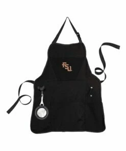 Deals ⭐ Evergreen Florida State University Black Grill Apron ✨