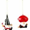 Discount 🥰 Evergreen Arkansas Razorbacks Black Gnome Ornament - Set Of Two 🛒