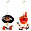 Cheapest 🧨 Evergreen Cincinnati Bengals Orange Gnome Ornament - Set Of Two 😍