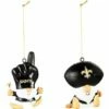 Cheapest ⭐ Evergreen New Orleans Saints Gnome Fan Ornament Set 💯