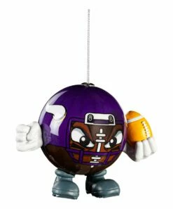 Coupon 🔔 Evergreen Minnesota Vikings Purple Ball Head Ornament 🥰