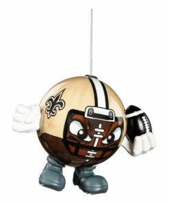 Buy 🧨 Evergreen New Orleans Saints Black & Gold Ball Head Ornament 💯 -Outlet Evergreen Shop zu110172836 alt 1 tm1668008358