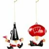 Outlet 🔔 Evergreen Wisconsin Badgers Gnome Fan Ornament Set 💯
