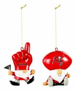 Brand new 👏 Evergreen Tampa Bay Buccaneers Gnome Fan Ornament Set 🛒