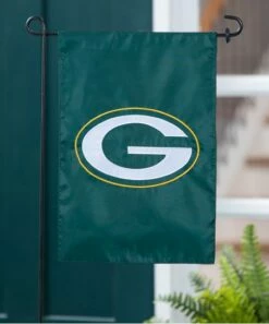 Flash Sale 🧨 Evergreen Green Bay Packers Appliqué Garden Outdoor Flag 🤩