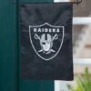 Budget 💯 Evergreen Las Vegas Raiders Appliqué Garden Outdoor Flag 🔥