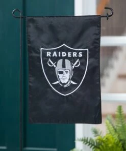 Budget 💯 Evergreen Las Vegas Raiders Appliqué Garden Outdoor Flag 🔥