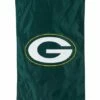 Budget ⭐ Evergreen Green Bay Packers Appliqué House Outdoor Flag 🌟