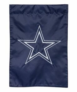 Best Sale 🔔 Evergreen Dallas Cowboys Appliqué Garden Outdoor Flag 😀