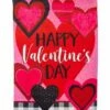 Best deal 🛒 Evergreen Pink & Red Hearts 'Happy Valentine's Day' Outdoor Flag ⭐