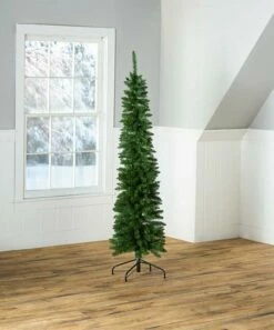 Budget ⌛ Plow & Hearth Green 4' Eastern Slim Pine Artificial Tree ⭐