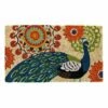 Cheapest ✔️ Evergreen Proud Peacock Coir Mat 👍