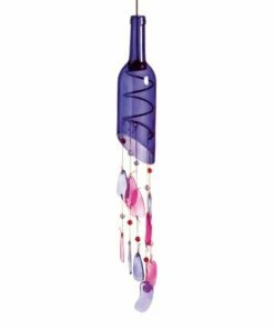 Brand new 😍 Evergreen Purple Bottle Wind Chime 🎁