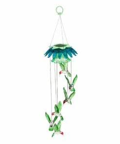 Best Pirce 😉 Evergreen Color-Changing Hummingbirds & Flower Solar Mobile ⭐ -Outlet Evergreen Shop zu35408949 alt 1 tm1632248147