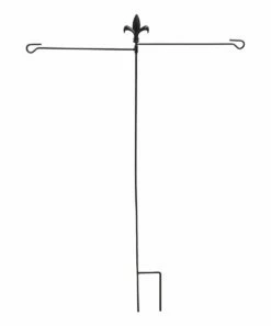 Best deal 🛒 Evergreen Fleur-de-Lis Dual Flag Stand 🔔 -Outlet Evergreen Shop zu36367139 alt 2 tm1644263683