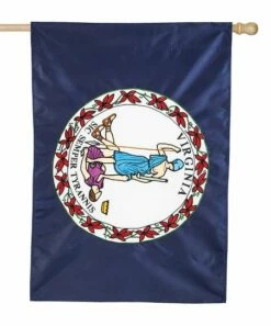 Best Pirce 🎁 Evergreen Virginia State Outdoor Flag 🔔