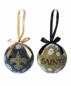Best Pirce 🎁 Evergreen New Orleans Saints LED Ornament - Set Of Six 🥰