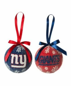 Brand new 💯 Evergreen New York Giants LED Ornament - Set Of Six 🔥