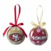 Budget 😀 Evergreen San Francisco 49ers LED Ornament - Set Of Six 🧨
