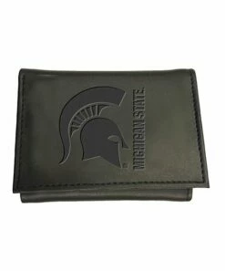Outlet 🌟 Evergreen Michigan State Spartans Trifold Wallet 🔔