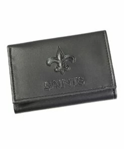 Promo 😉 Evergreen New Orleans Saints Tri-Fold Wallet 🥰