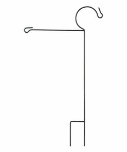 Best Sale ๐ Evergreen Black Shepherd's Hook Outdoor Flag Stand ๐ฅฐ