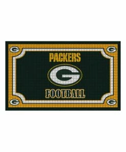 Best Pirce 💯 Evergreen Green Bay Packers Embossed Doormat 👏