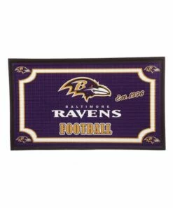 Hot Sale 🎉 Evergreen Baltimore Ravens Embossed Doormat 🤩