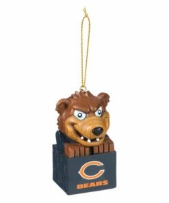 Hot Sale 🌟 Evergreen Chicago Bears Mascot Ornament ✨