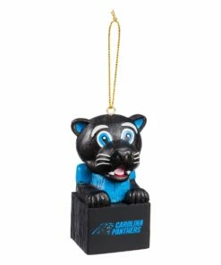 Buy 🎁 Evergreen Carolina Panthers Mascot Ornament 🔥